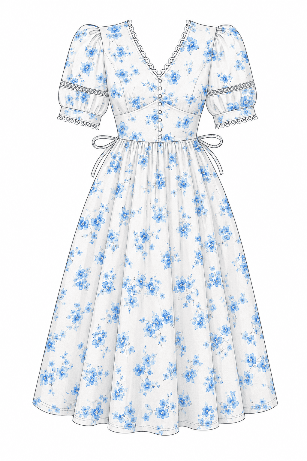 Royal Blue Dress